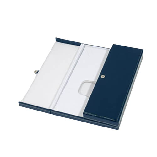Estuche Carte dos puertas Azul - 20.8 x 14.6 x 3.2