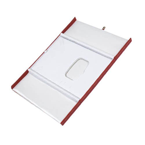 Estuche Carte dos puertas Rojo - 20.8 x 14.6 x 3.2
