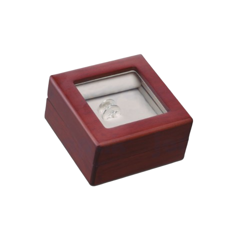 Madera Nogal con ventana arras Chico - 10 x 10 x 5